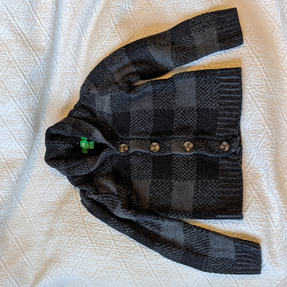 Checkered Cardigan